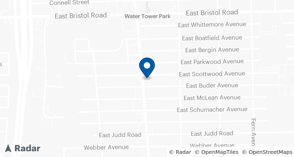 Map of Dairy Queen Location:: G4145 S Saginaw St, Burton, MI, 48529-1641
